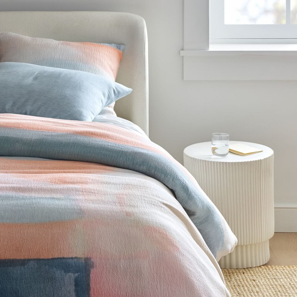 Fluted Side Table (33 cm) West Elm Australia